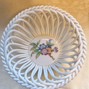 Herend Queen Victoria Small Braided Basket